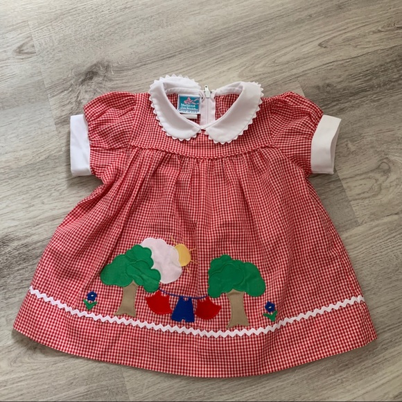 Vintage Other - Vintage Melissa Jackson appliqué dress 12-18m